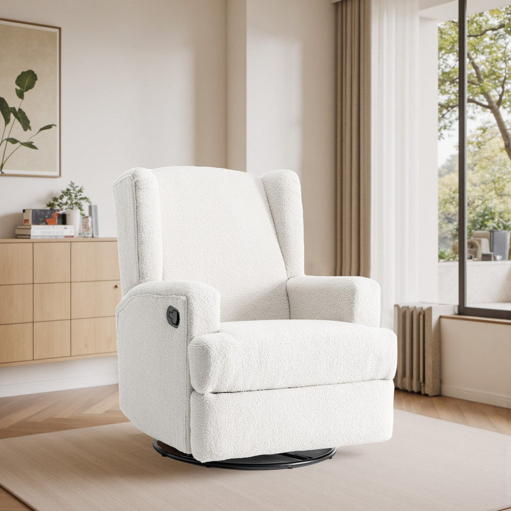 Fauteuil inclinable pivotant à oreilles de 31 po de largeur pour chambre d'enfant