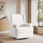 Fauteuil inclinable pivotant à oreilles de 31 po de largeur pour chambre d'enfant