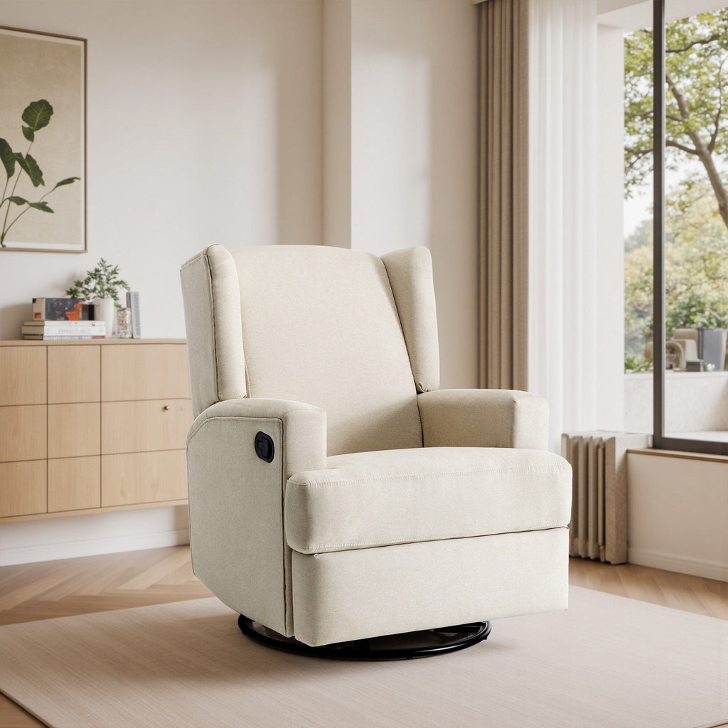 Fauteuil inclinable pivotant à oreilles de 31 po de largeur pour chambre d'enfant