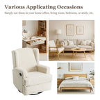 Fauteuil inclinable pivotant à oreilles de 31 po de largeur pour chambre d'enfant