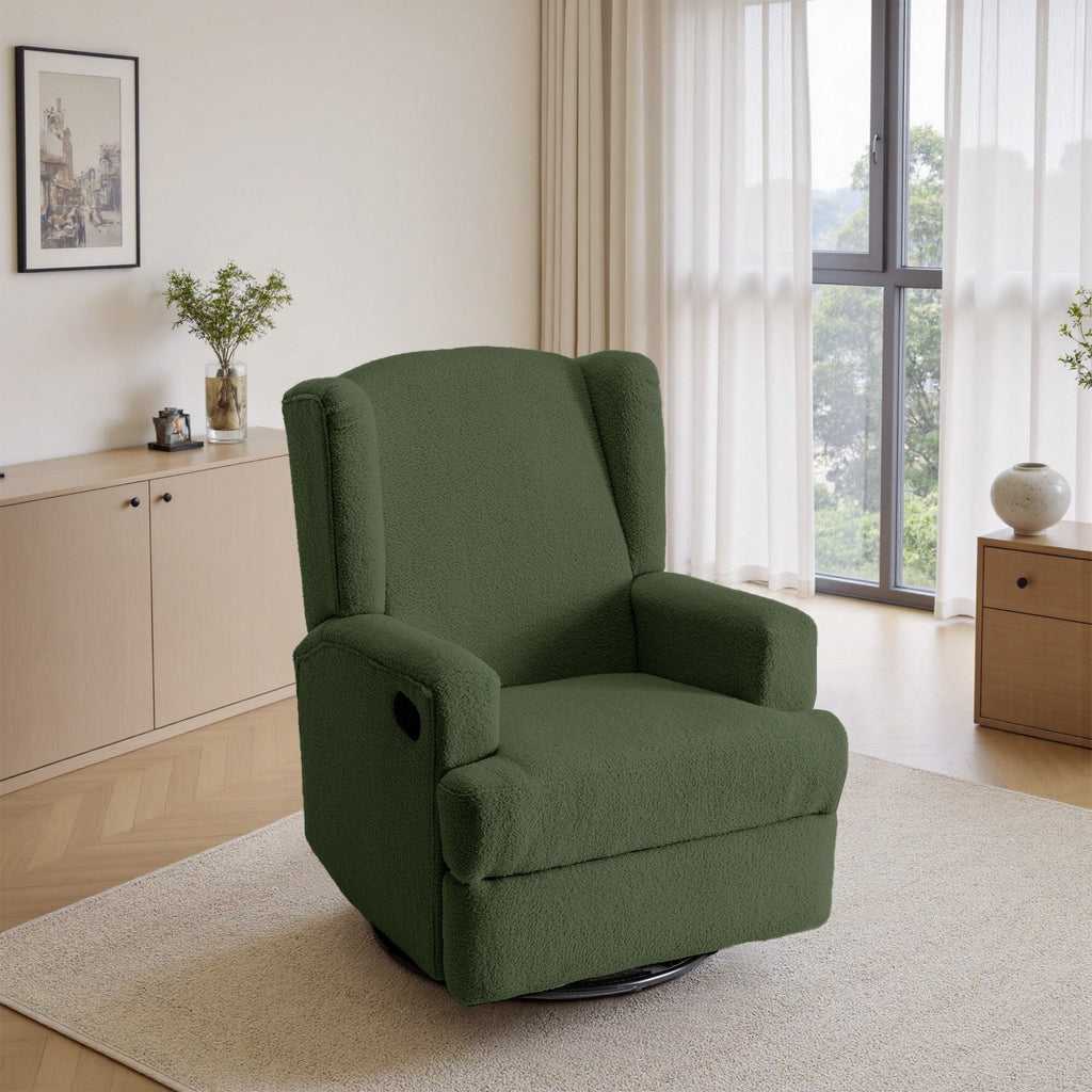 Fauteuil inclinable pivotant à oreilles de 31 po de largeur pour chambre d'enfant