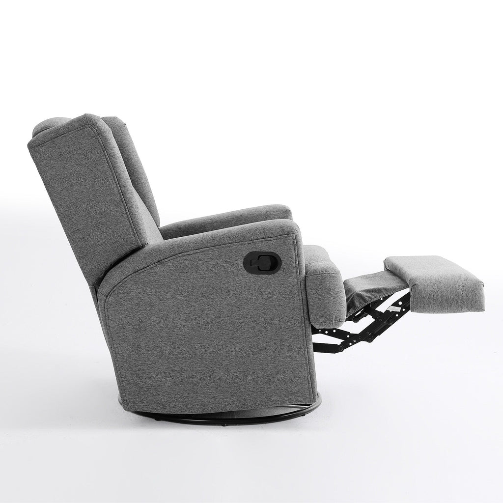 Fauteuil inclinable pivotant à oreilles de 31 po de largeur pour chambre d'enfant