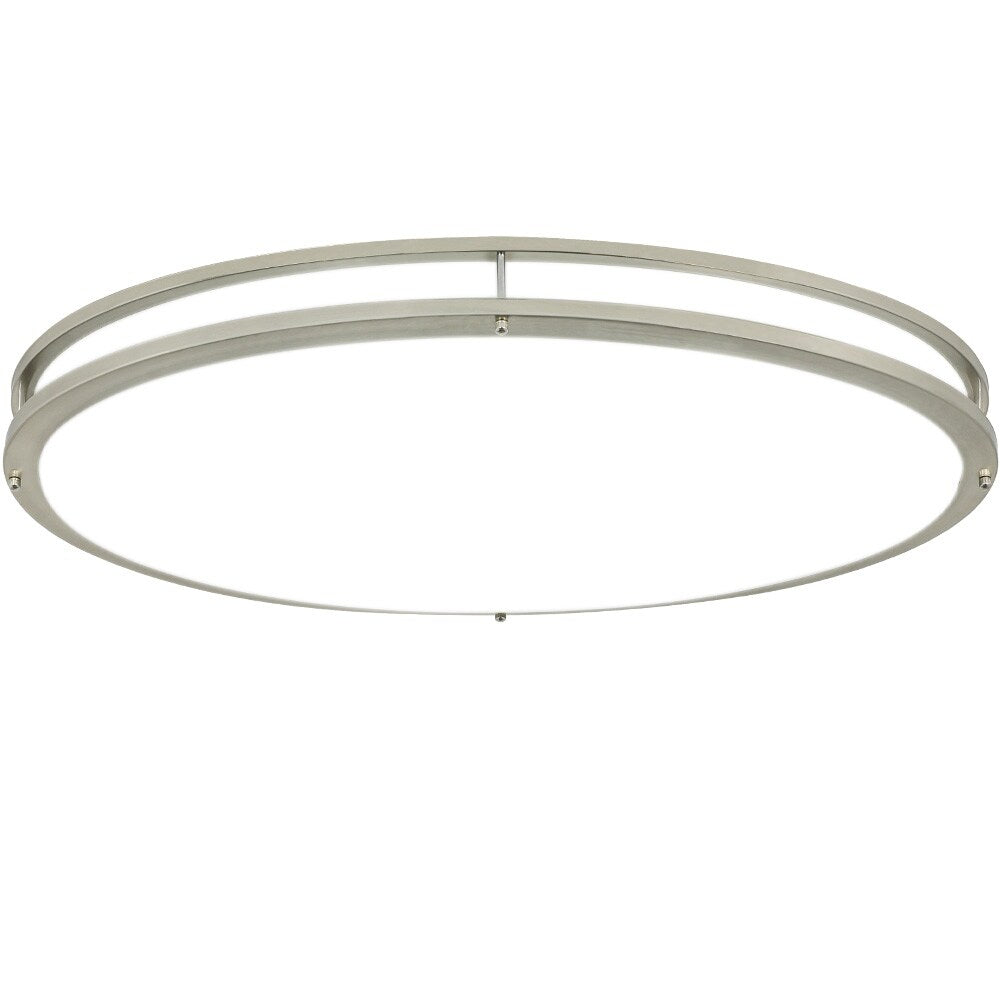 Plafonnier ovale encastré de 32 po et 65 W avec télécommande