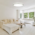 Plafonnier ovale encastré de 32 po et 65 W avec télécommande