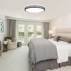 Plafonnier ovale encastré de 32 po et 65 W avec télécommande