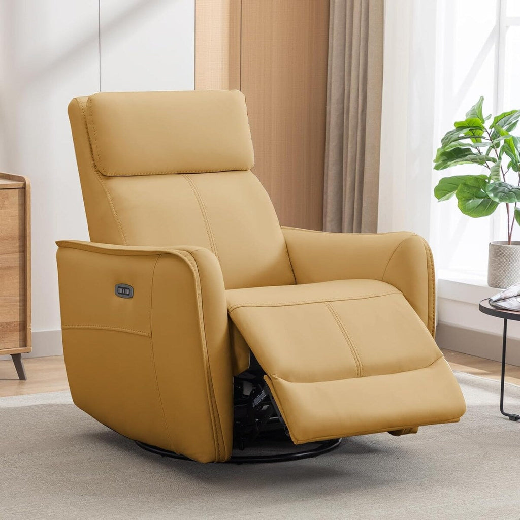 Fauteuil inclinable pivotant et électrique de 32,3 pouces de large avec ports USB