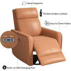Fauteuil inclinable pivotant et électrique de 32,3 pouces de large avec ports USB