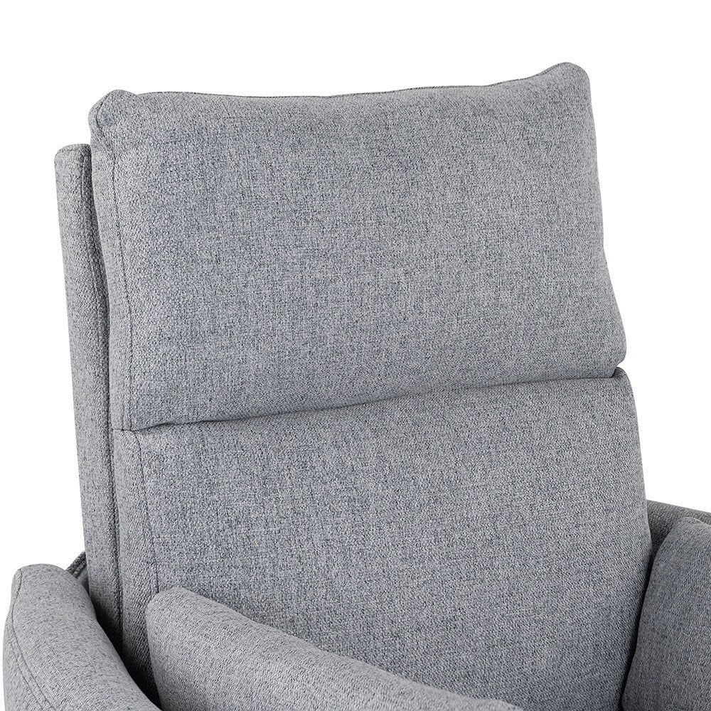 Fauteuil inclinable à bascule pour allaitement, pivotant avec 2 oreillers, chaise confortable