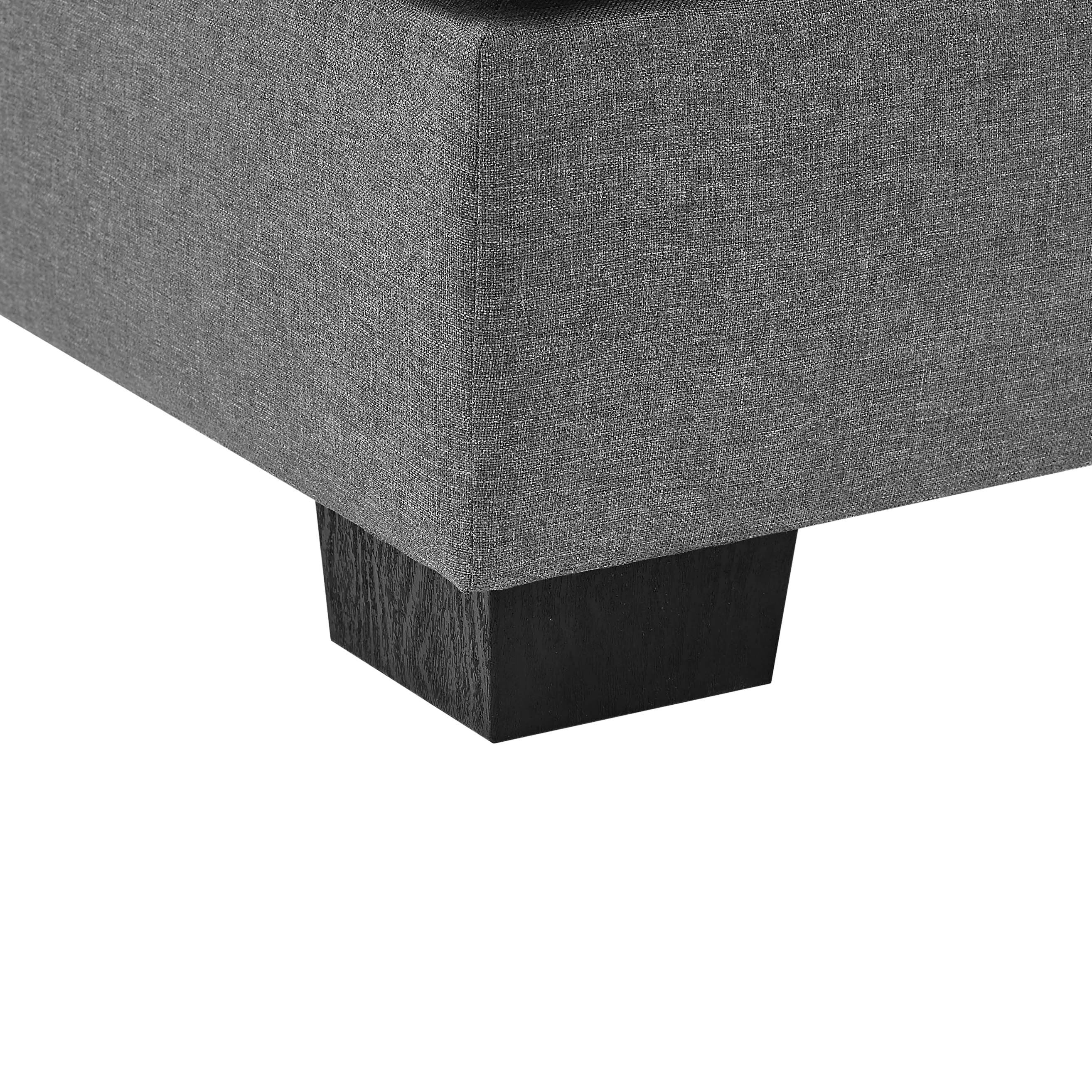 Chaise longue large de 34 po, rembourrage doux, mélange de polyester durable, siège et dossier capitonnés à boutons offrant un style et un confort intemporels