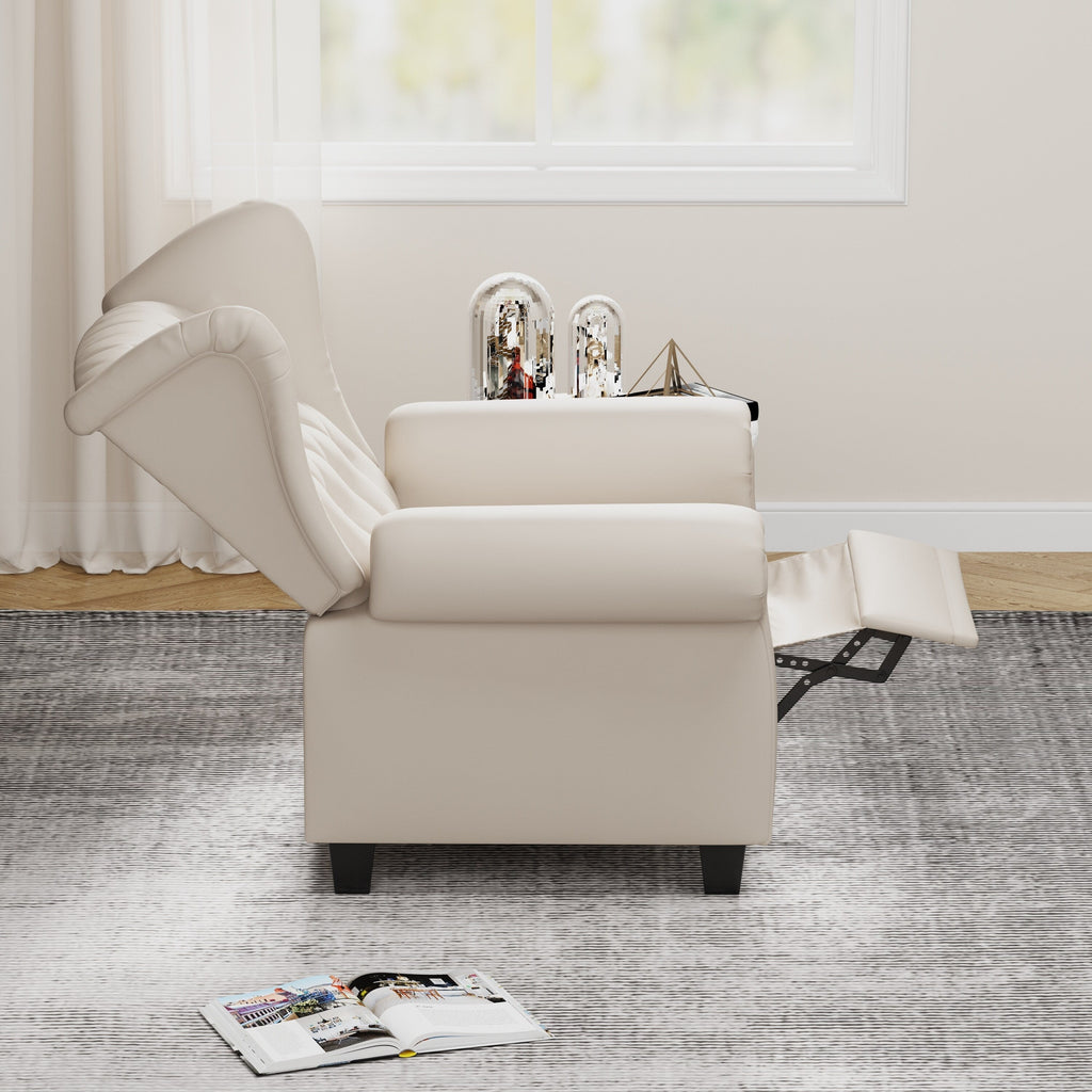 Fauteuil capitonné réglable 35.04 avec pieds robustes