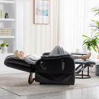 Fauteuil inclinable électrique double de 35,5 W, massage et chauffage, 180 degrés