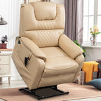 Fauteuil inclinable électrique double de 35,5 W, massage et chauffage, 180 degrés