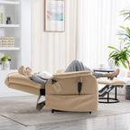 Fauteuil inclinable électrique double de 35,5 W, massage et chauffage, 180 degrés