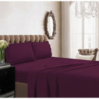 Parure de draps en percale de coton extra 350 fils avec poche profonde et drap plat surdimensionné