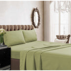 Parure de draps en percale de coton extra 350 fils avec poche profonde et drap plat surdimensionné