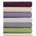 Parure de draps en percale de coton extra 350 fils avec poche profonde et drap plat surdimensionné