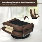 Chaise de jeu pivotante à 360 degrés avec dossier réglable et pliable