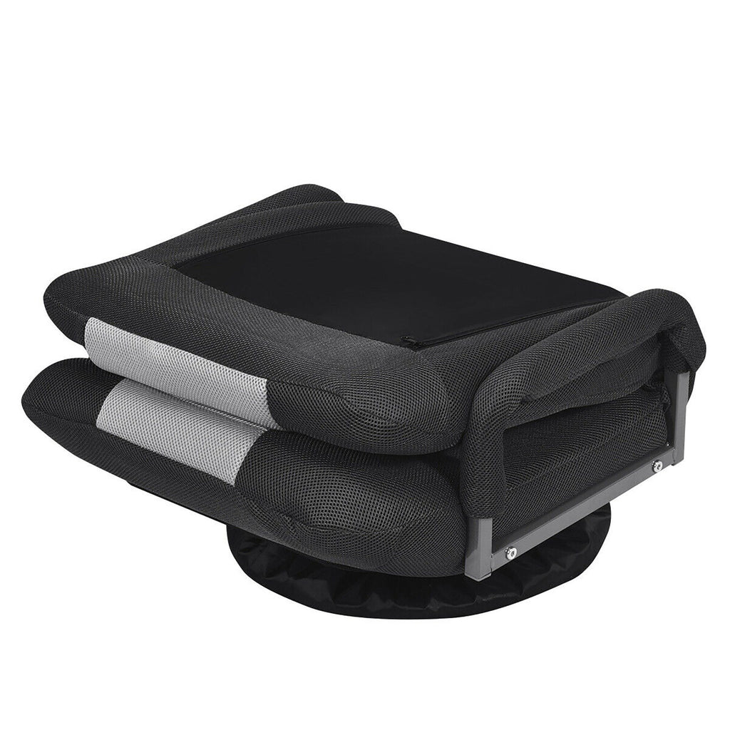 Chaise de jeu pivotante à 360 degrés avec dossier réglable et pliable