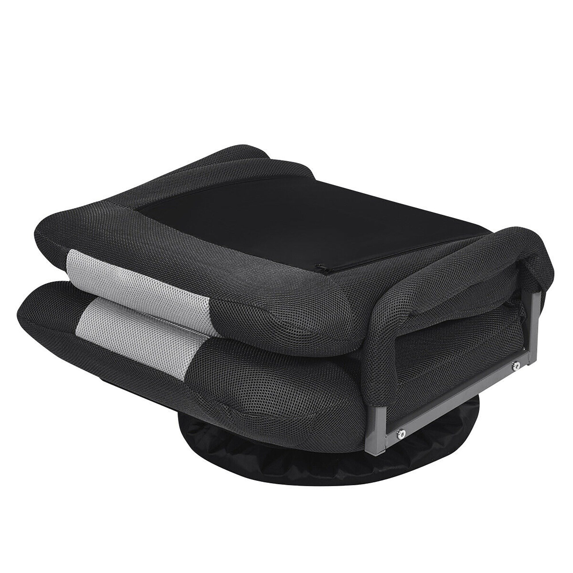 Chaise de jeu pivotante à 360 degrés avec dossier réglable et pliable