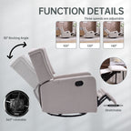 Chaise à bascule pivotante à 360 degrés pour chambre d'enfant