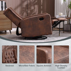 Chaise à bascule pivotante à 360 degrés pour chambre d'enfant