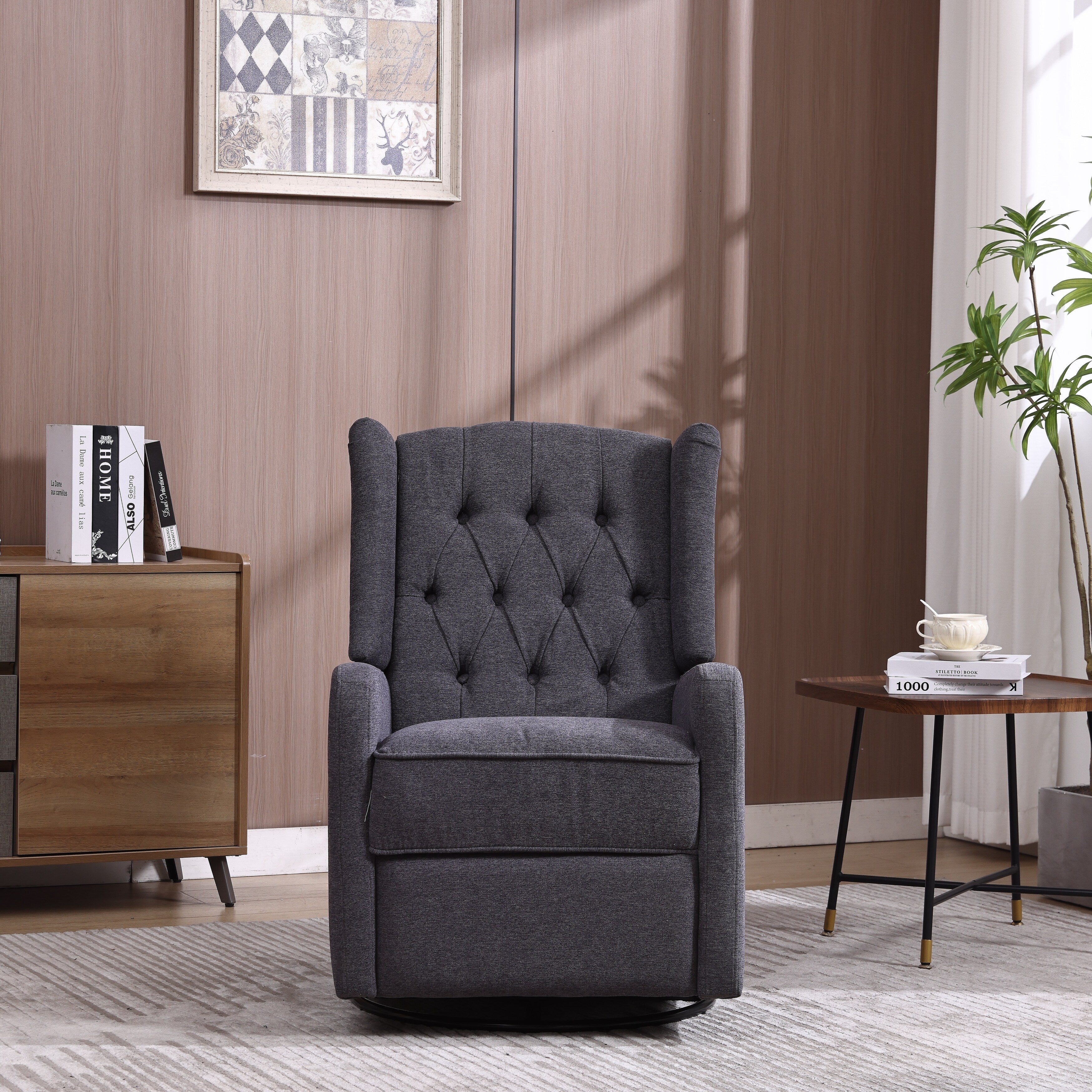 Chaise à bascule pivotante à 360 degrés pour chambre d'enfant