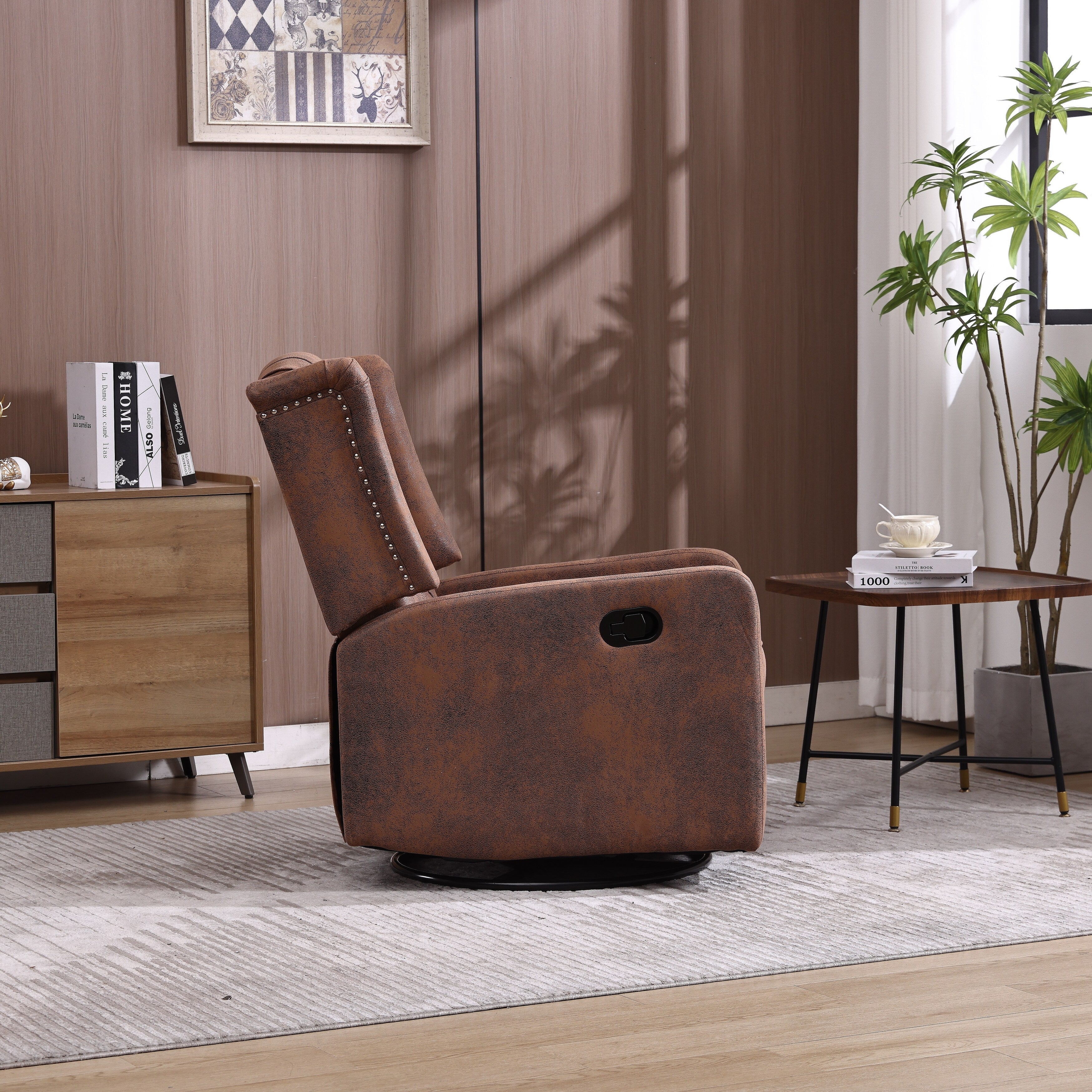 Fauteuil inclinable à bascule pivotant à 360 degrés pour chambre d'enfant