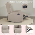 Fauteuil inclinable pivotant à 360° avec dossier réglable - Design moderne pour salon, bureau et espaces de divertissement