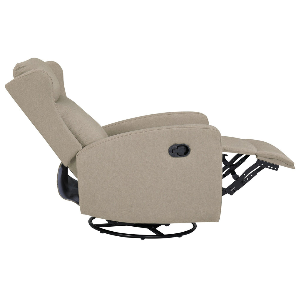 Fauteuil inclinable pivotant à 360° avec dossier réglable - Design moderne pour salon, bureau et espaces de divertissement