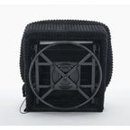 Fauteuil inclinable pivotant à 360° avec dossier réglable en velours côtelé