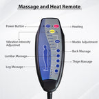 Fauteuil inclinable à bascule manuel pivotant à 360° avec massage et vibrations