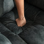 Fauteuil inclinable à bascule manuel pivotant à 360° avec massage et vibrations