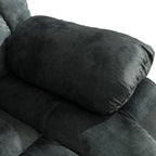 Fauteuil inclinable à bascule manuel pivotant à 360° avec massage et vibrations