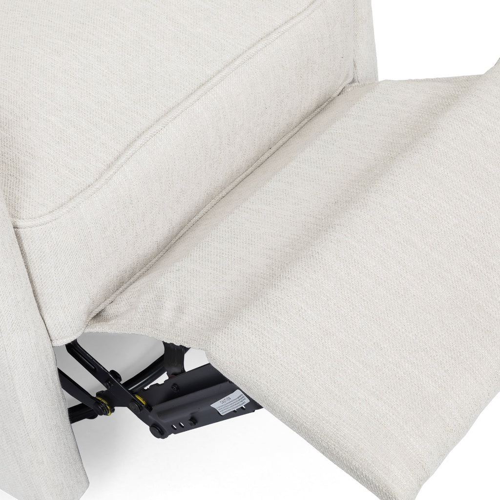 Fauteuil de salon pivotant à 360° de style classique pour salon ou chambre à coucher, inclinable à levier pour la lecture et la détente