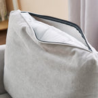 Fauteuil pivotant à 360°, fauteuil tonneau en chenille, fauteuil de salon design incurvé, fauteuil pivotant rembourré pour salon