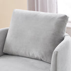 Fauteuil pivotant à 360°, fauteuil tonneau en chenille, fauteuil de salon design incurvé, fauteuil pivotant rembourré pour salon