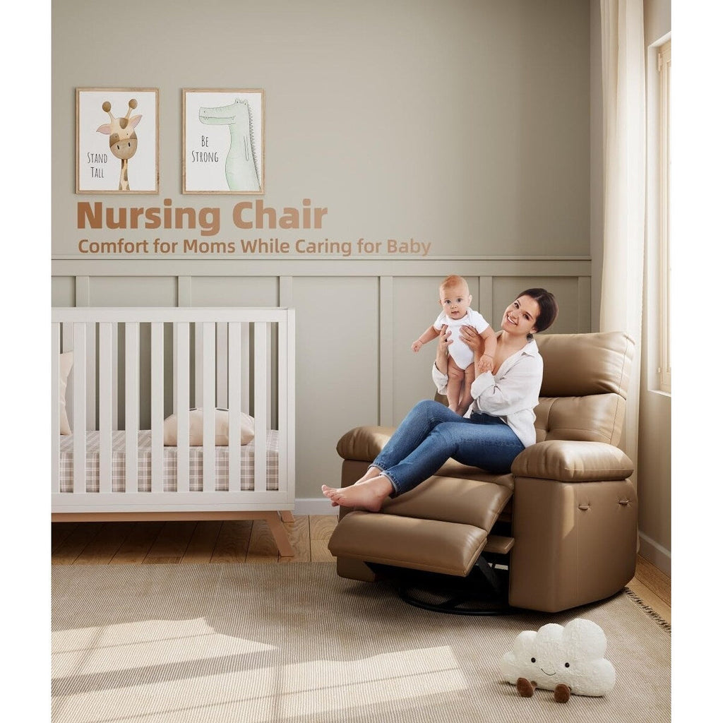 Fauteuils inclinables surdimensionnés pivotants à 360° avec chauffage et massage - Fauteuil inclinable paresseux