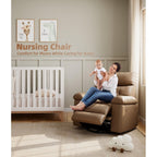 Fauteuils inclinables surdimensionnés pivotants à 360° avec chauffage et massage - Fauteuil inclinable paresseux