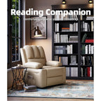 Fauteuils inclinables surdimensionnés pivotants à 360° avec chauffage et massage