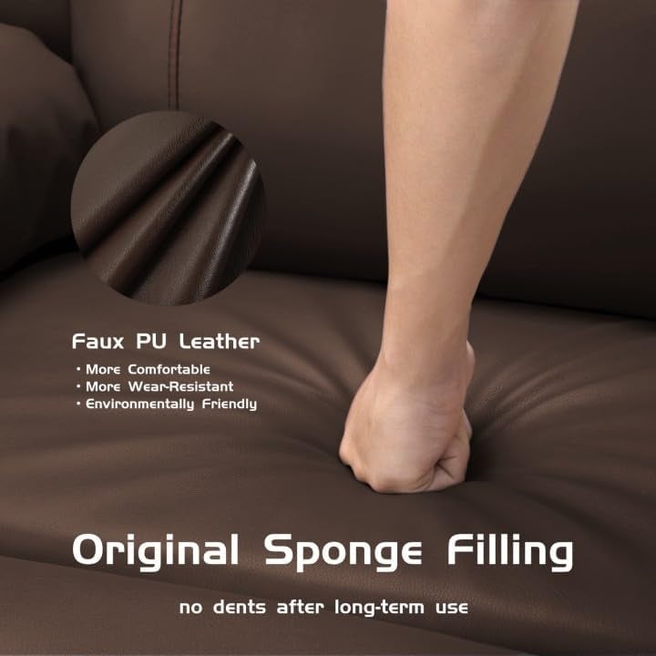 Fauteuils inclinables surdimensionnés pivotants à 360° avec chauffage et massage