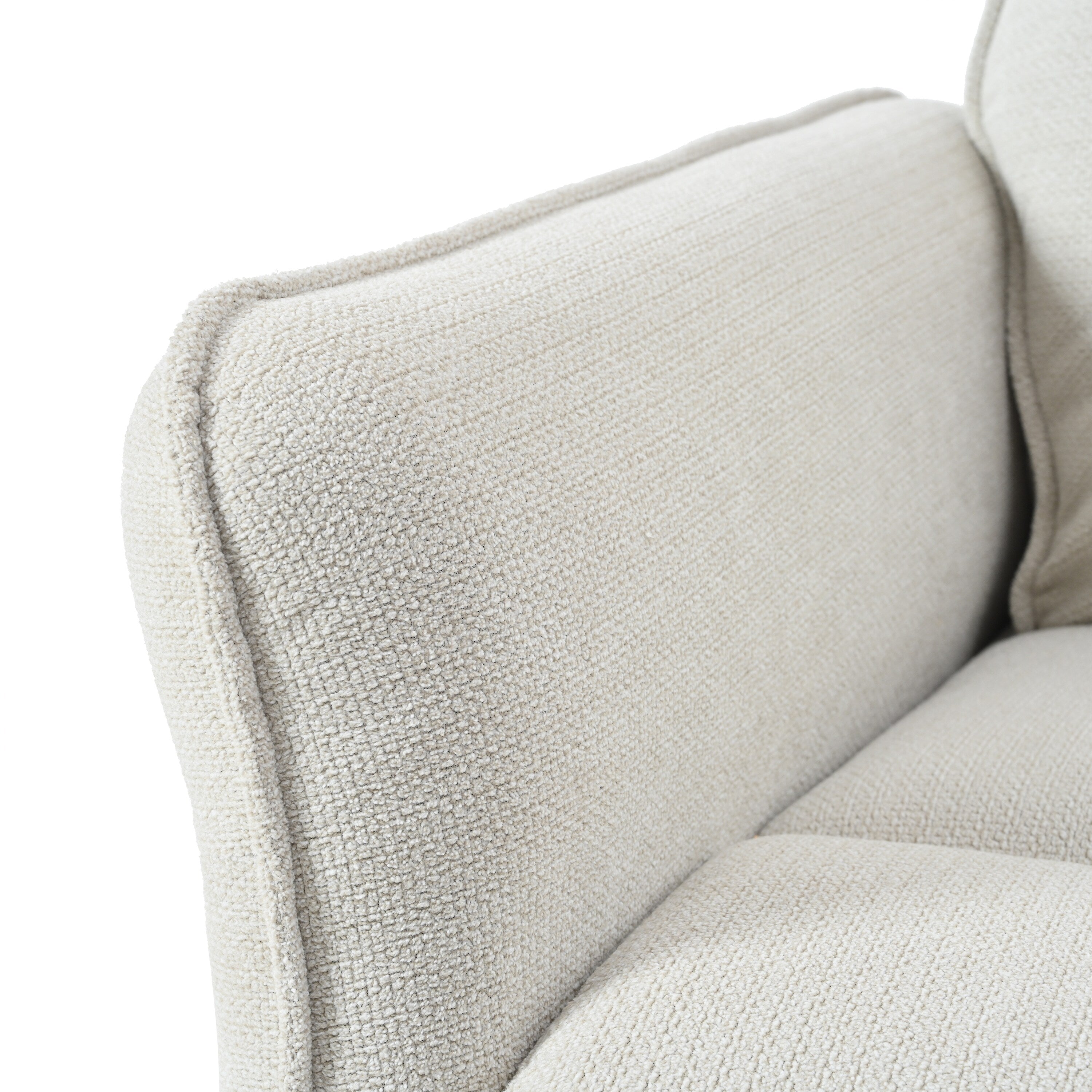 Fauteuil inclinable manuel pivotant à 360° pour salon et chambre à coucher