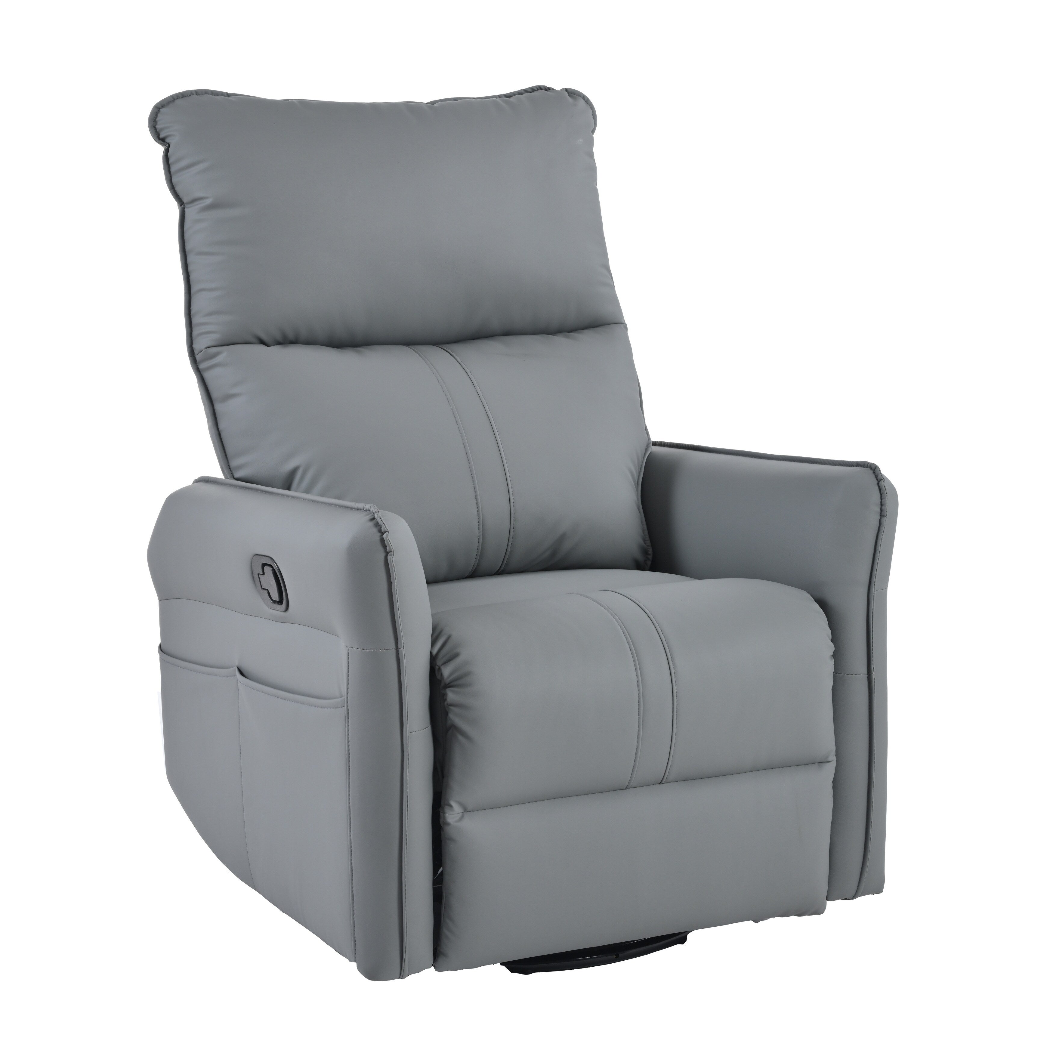 Fauteuil inclinable manuel pivotant à 360° pour salon et chambre à coucher