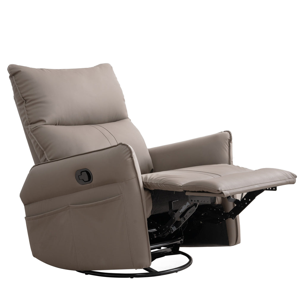 Fauteuil inclinable manuel pivotant à 360° pour salon et chambre à coucher