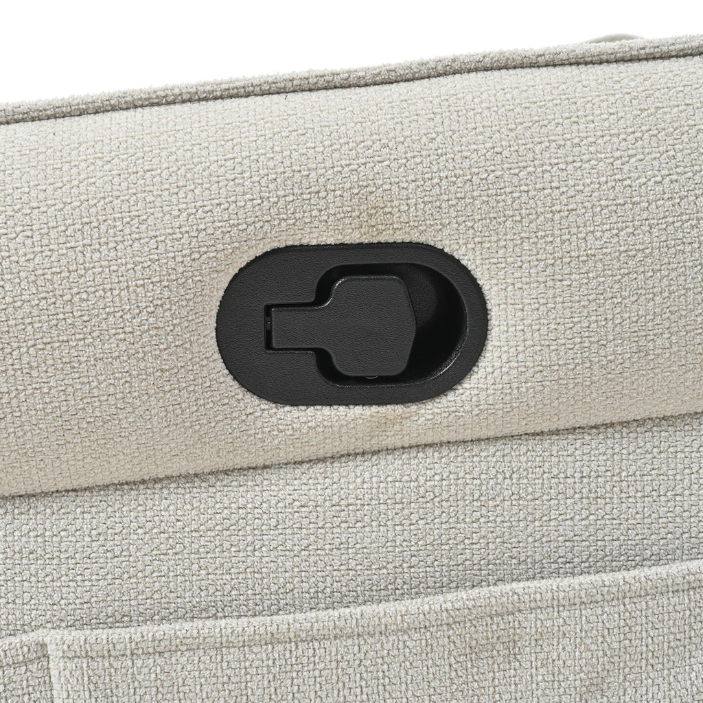 Fauteuil inclinable manuel pivotant à 360° pour salon et chambre à coucher