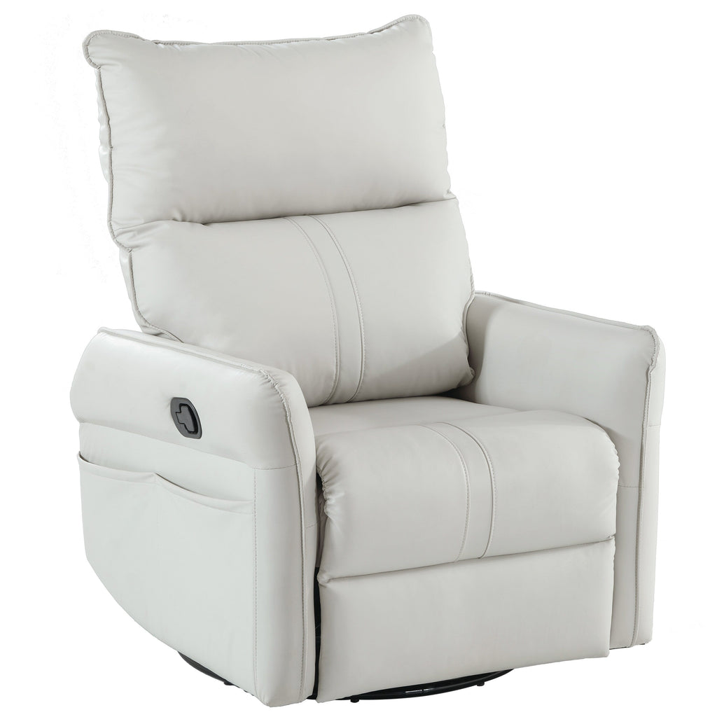 Fauteuil inclinable manuel pivotant à 360° pour salon et chambre à coucher