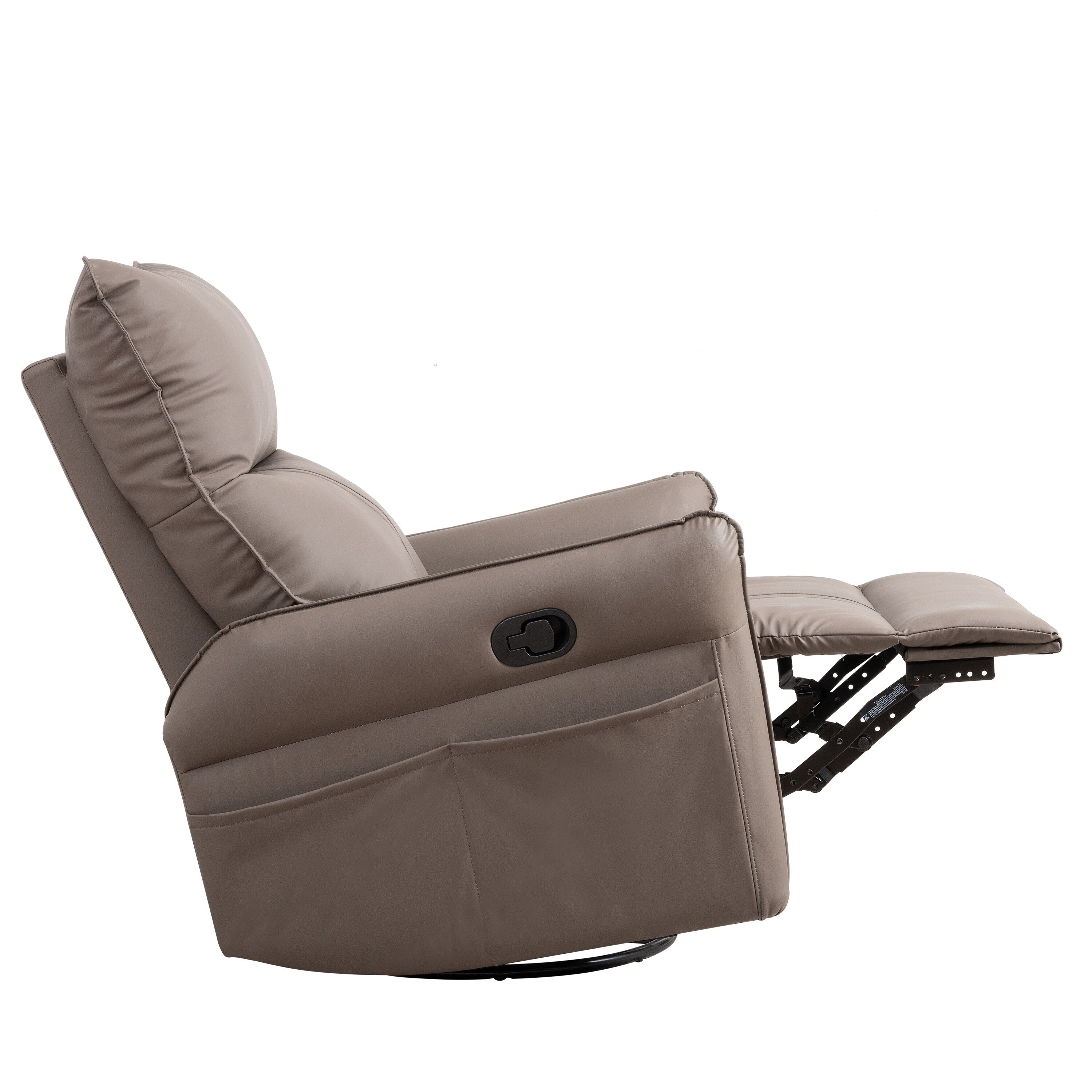 Fauteuil inclinable manuel pivotant à 360° pour salon et chambre à coucher
