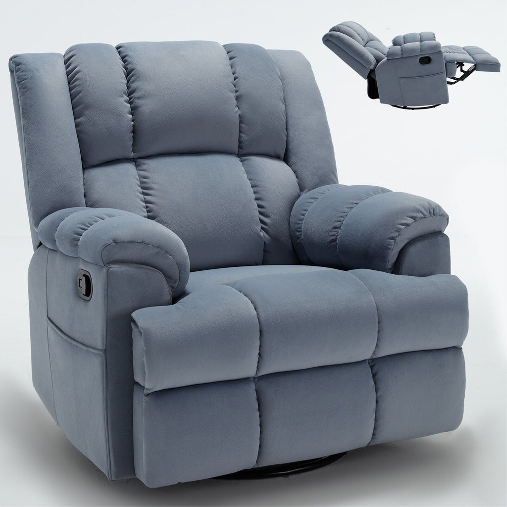 Fauteuil inclinable pivotant à 360° - Confort surdimensionné
