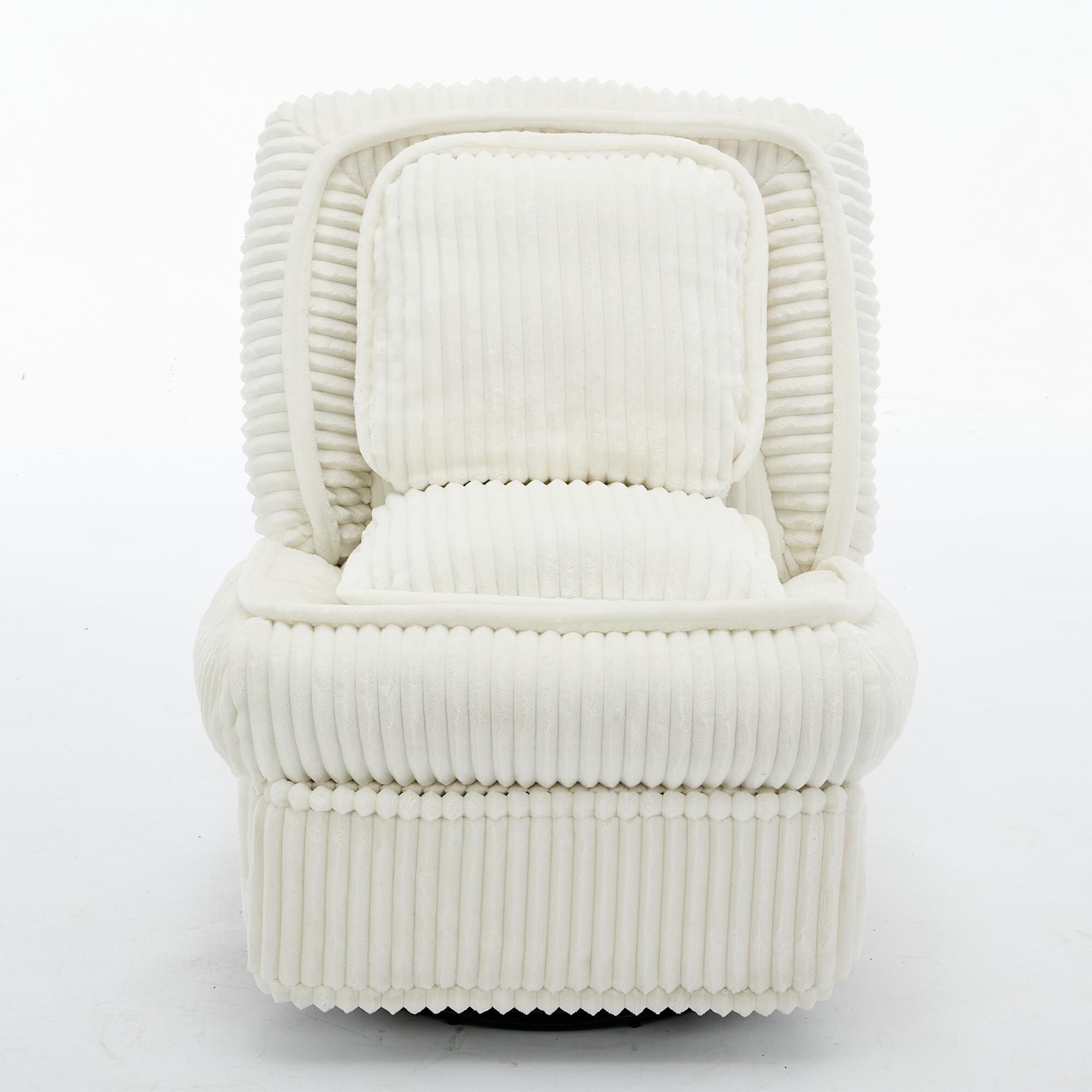 Canapé simple pivotant à 360°, canapé inclinable, fauteuil à bascule manuel sans accoudoirs, salon, bureau