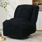 Canapé simple pivotant à 360°, canapé inclinable, fauteuil à bascule manuel sans accoudoirs, salon, bureau