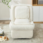 Canapé simple pivotant à 360°, canapé inclinable, fauteuil à bascule manuel sans accoudoirs, salon, bureau